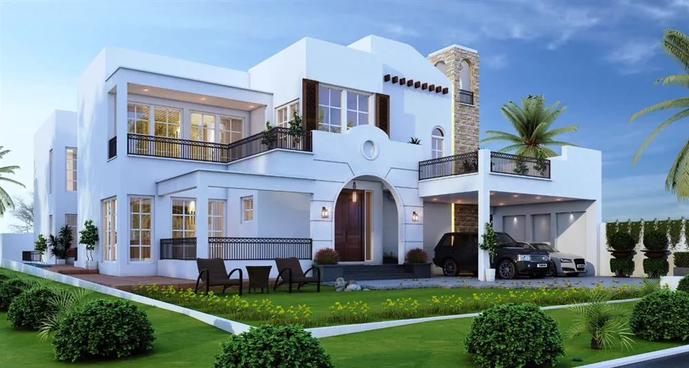 Modern house elevation design visualization by Planet Builders and Interiors in Lahore