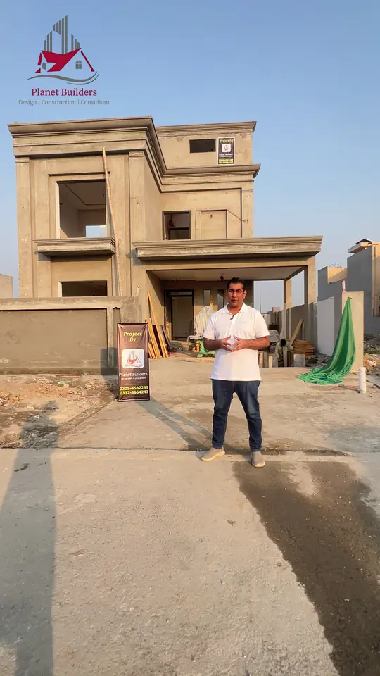 Planet Builders client giving a video review at a construction project